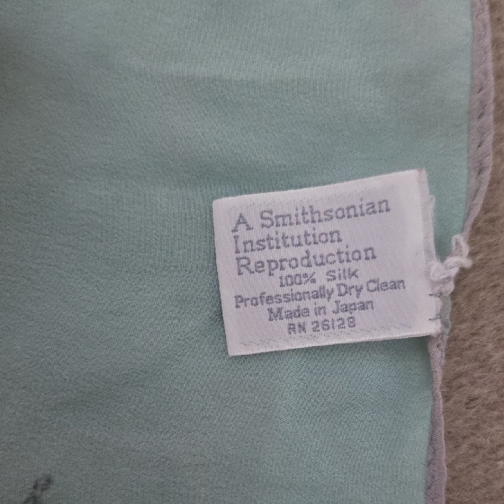 Vintage Smithsonian Friedel Dzubas Art-to-Wear Silk Scarf Lyrical Abstract (30) - Picture 4 of 6